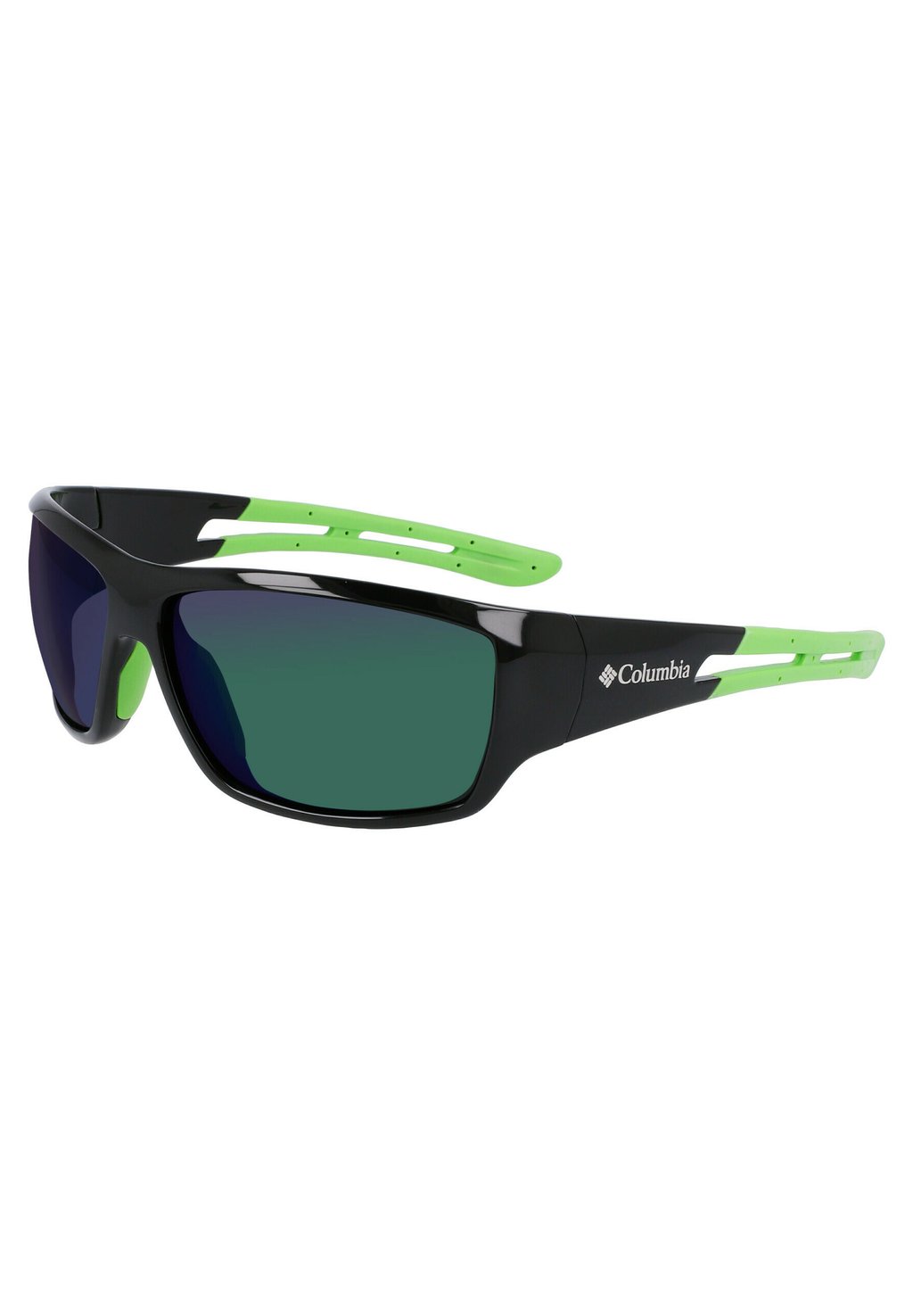 Солнцезащитные очки UTILIZER Columbia, цвет shiny black/green green mirr cyberpunk black green