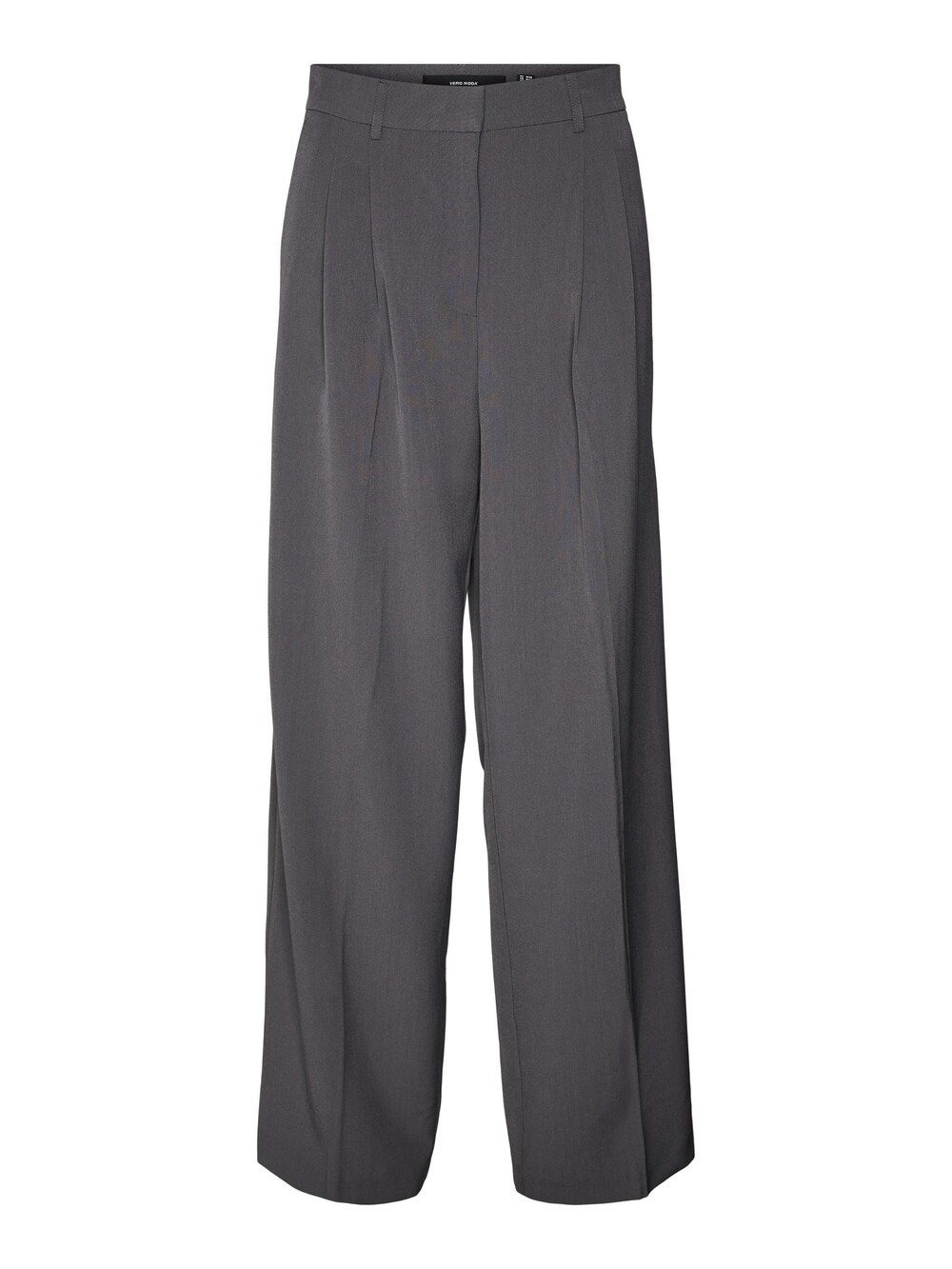 Широкие брюки со складками спереди Vero Moda TROIAN, серый