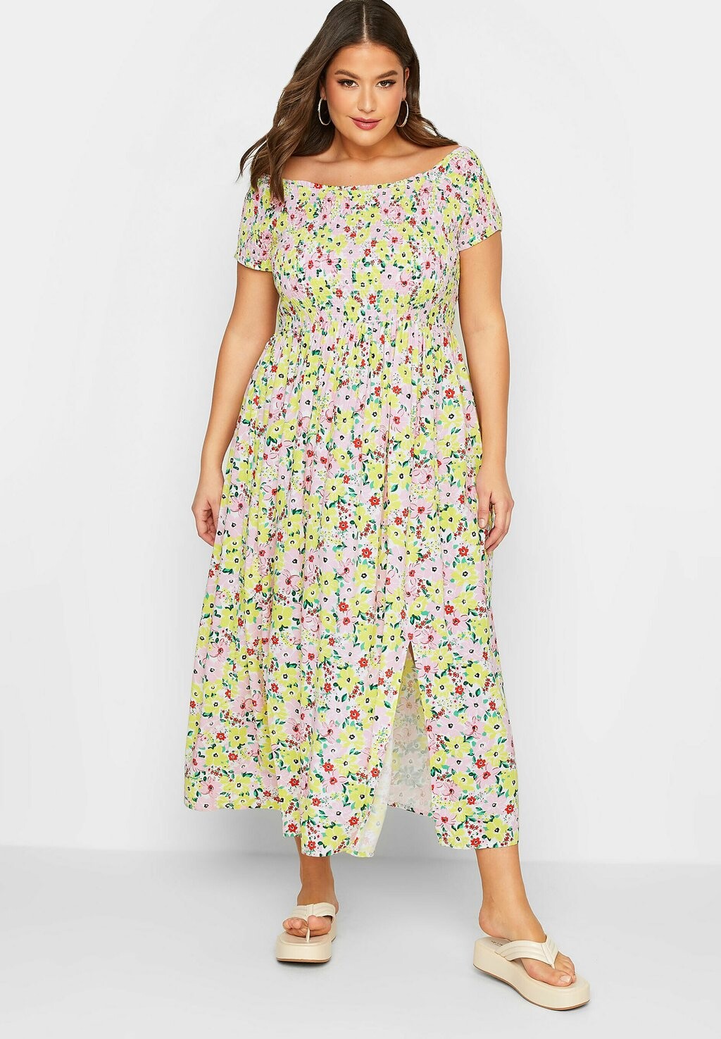

Летнее платье Yours Clothing, белый