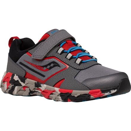 

Кроссовки Wind Shield A/C 2.0 — детские Saucony, серый/красный