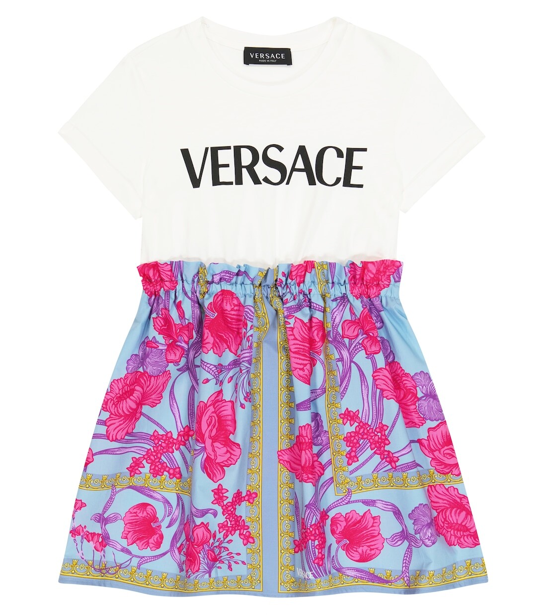 

Платье Acid Bouquet с логотипом Versace, разноцветный