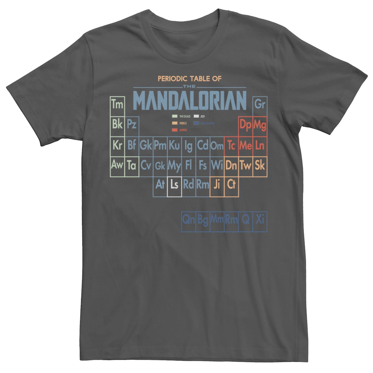 цена Мужская футболка «Звездные войны: Мандалорская таблица Менделеева» Licensed Character