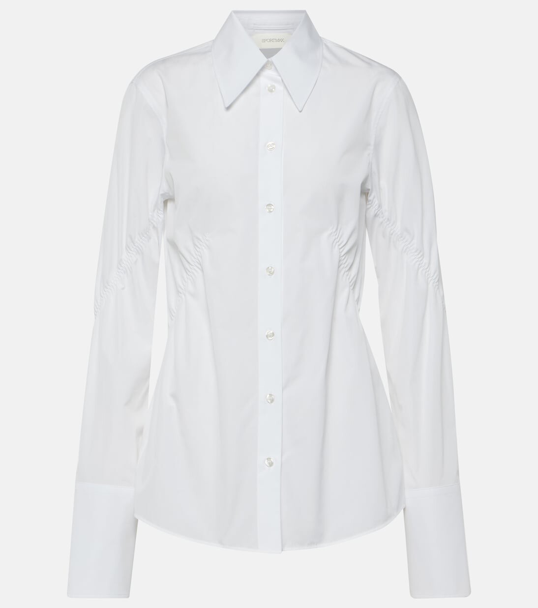 

Рубашка из австрийского хлопкового поплина Sportmax, белый