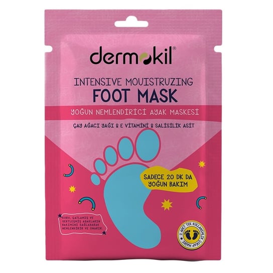 цена Интенсивно увлажняющая маска для ног 30мл Intensiv Mouistruzing Foot Mask, dermokil