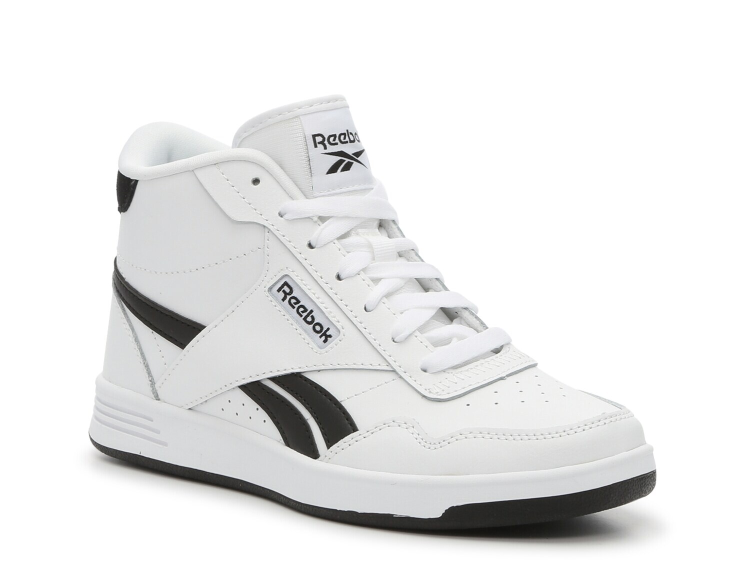 

Высокие кеды Club — женские Reebok, белый/черный