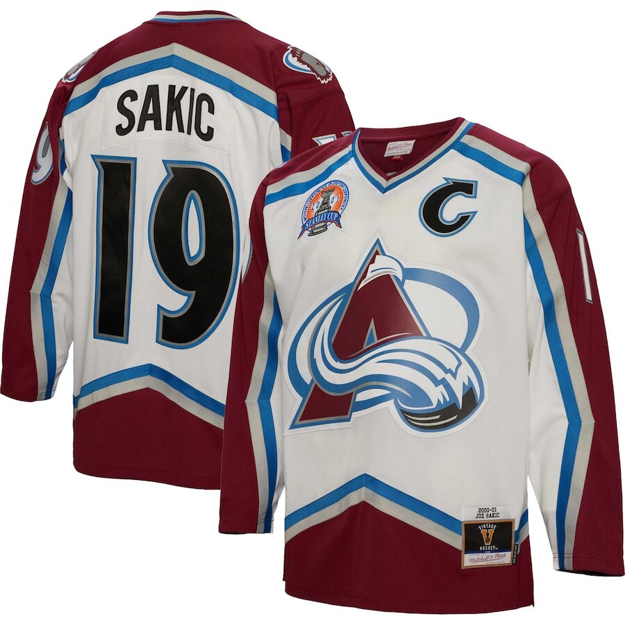 

Джерси Mitchell & Ness Colorado Avalanche, белый