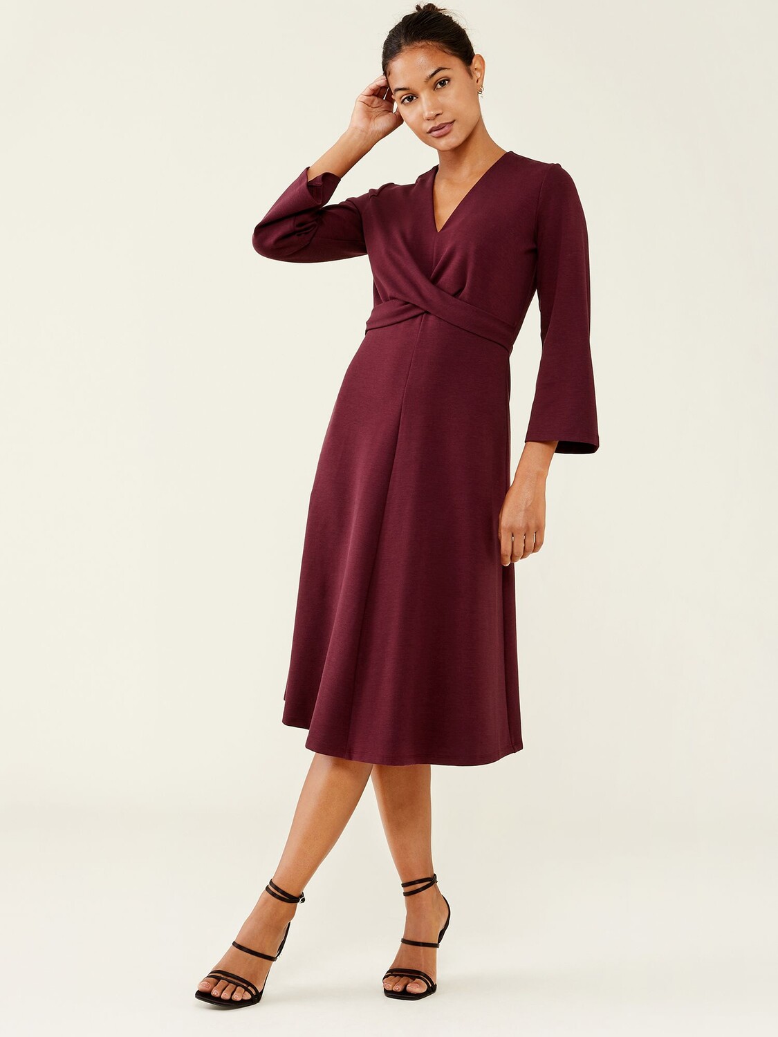 

Платье из джерси Finery Iona Ponte, Бордо