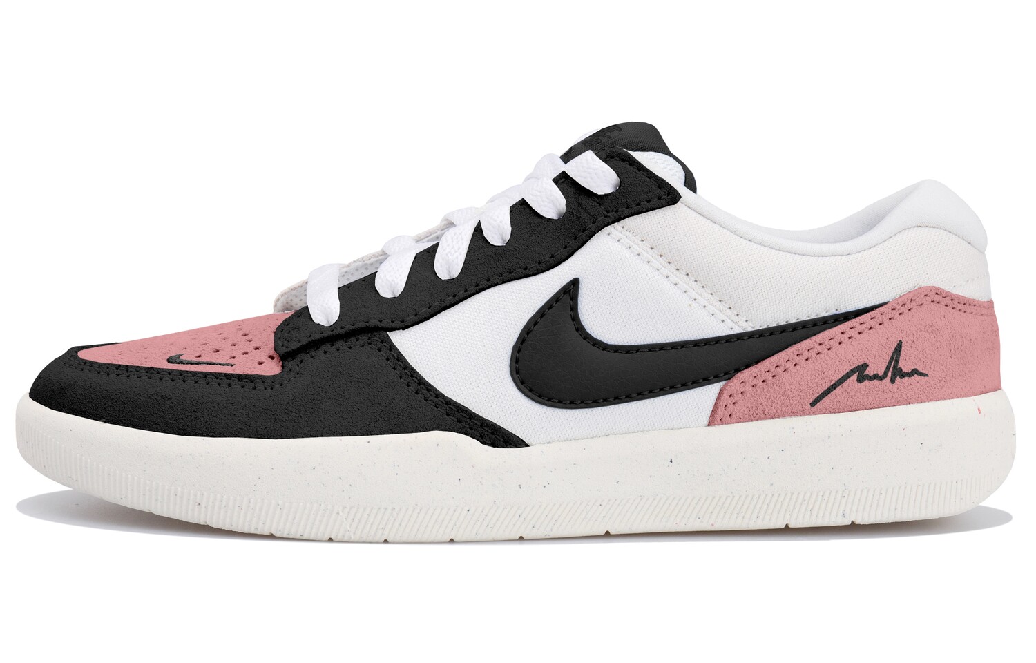 

Кроссовки Nike SB Force 58 Skateboarding Shoes Unisex Low-top Black/pink/white, розовый