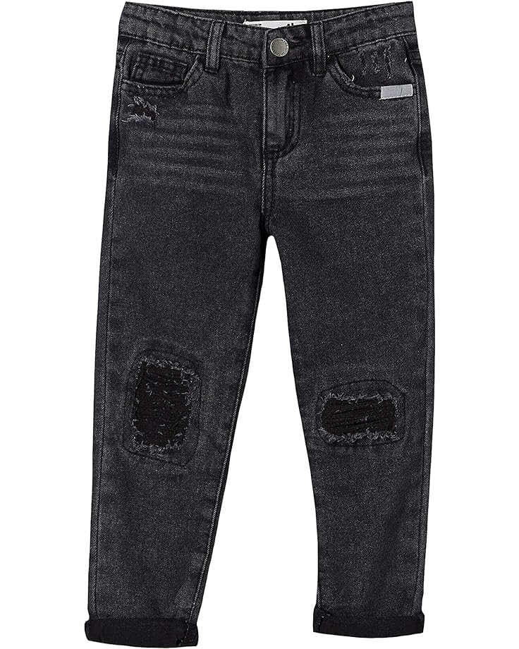 Джинсы COTTON ON India Slouch Jeans, цвет Black Wash/Rips/Message