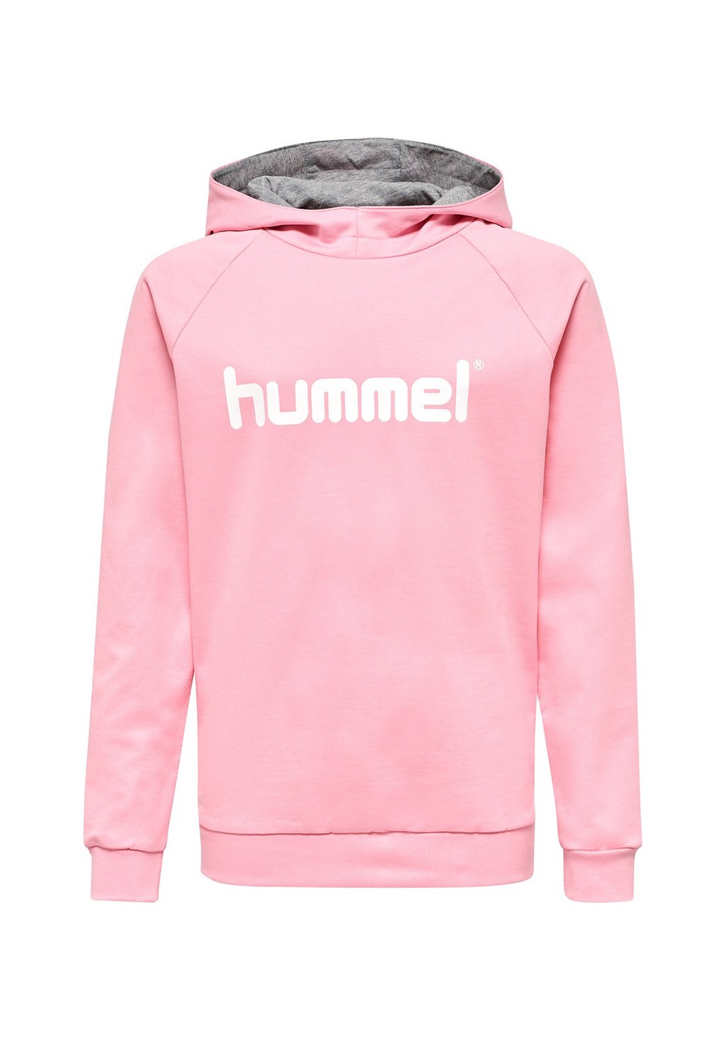 Толстовка LOGO HOODIE UNISEX Hummel, цвет light pink цена и фото