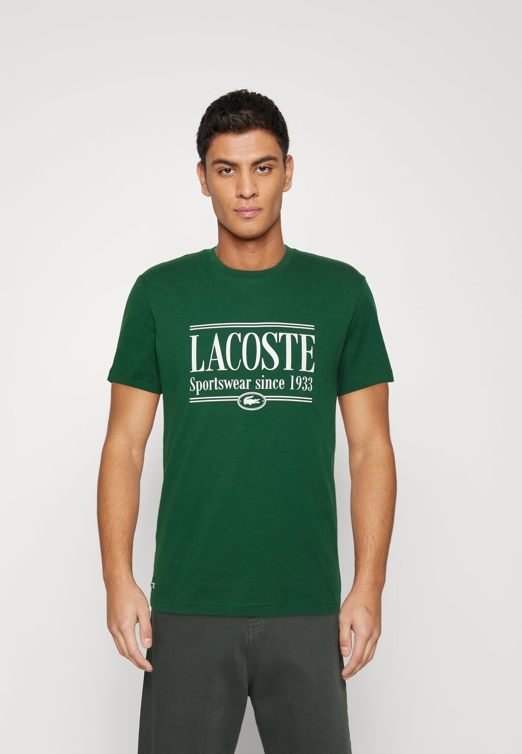 

Футболка с принтом Lacoste, зеленый