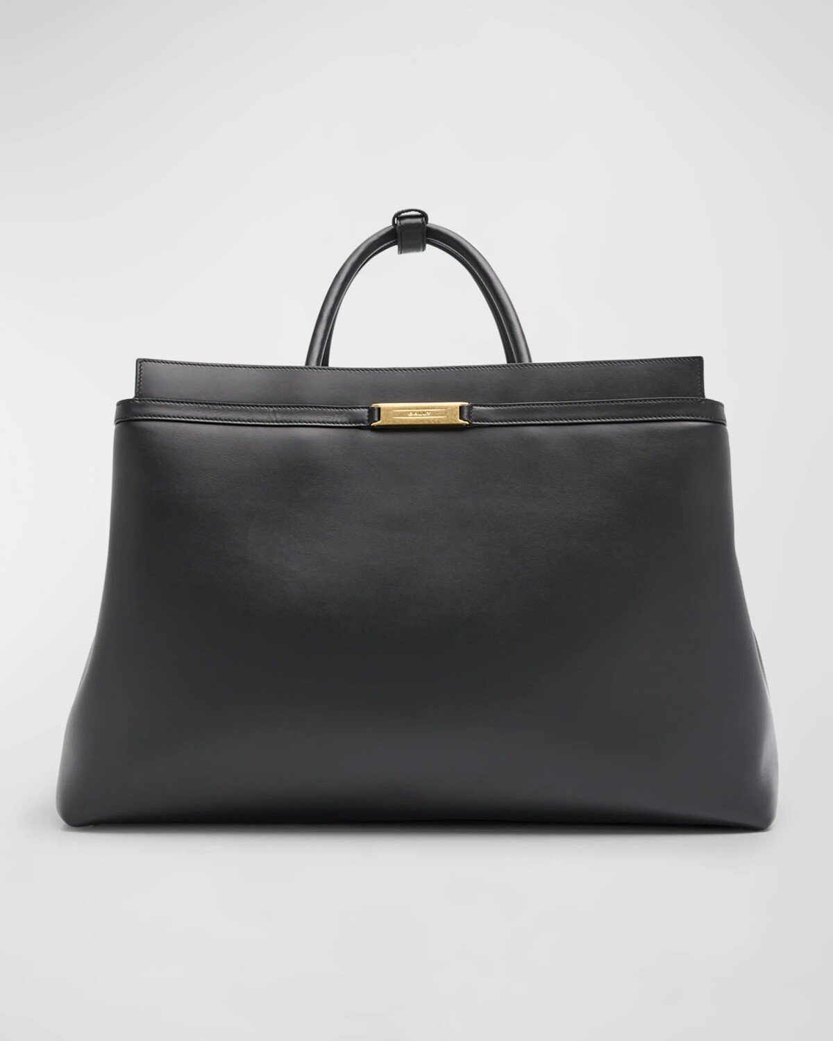 

Мужская кожаная сумка Weekender в стиле деко Bally, цвет Blackoro