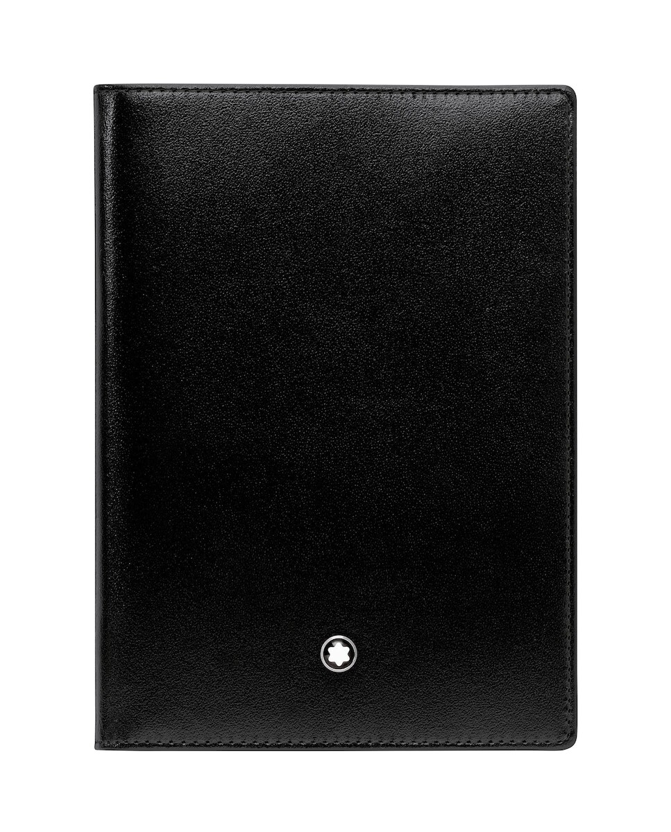 

Черная кожаная визитница для паспорта унисекс Montblanc Meisterstück Montblanc, черный
