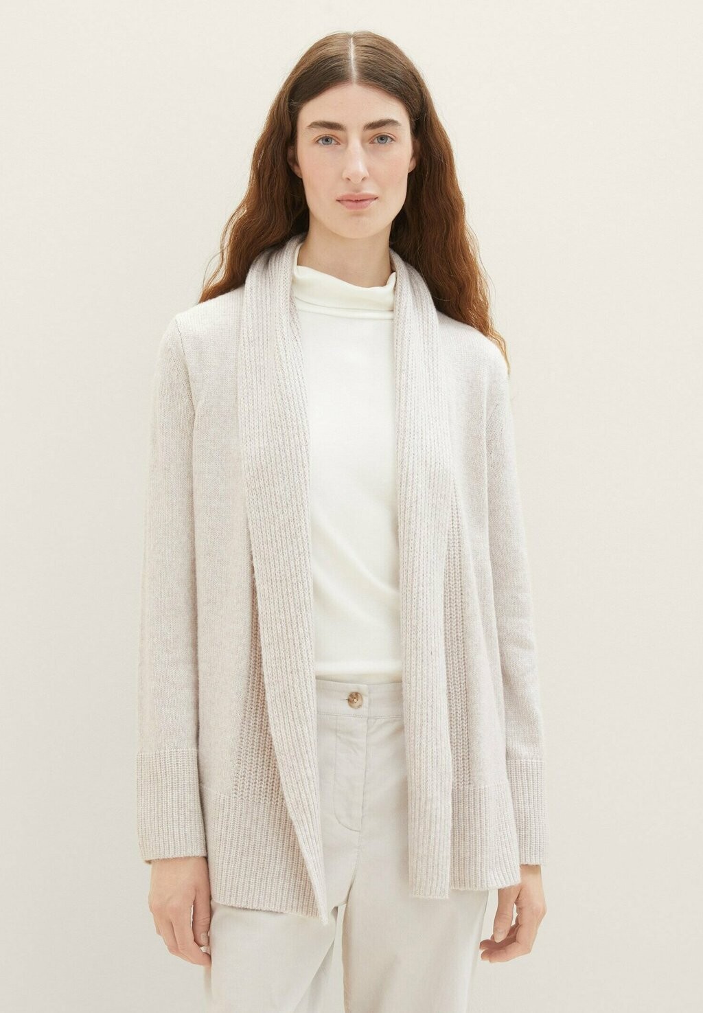 

Кардиган TOM TAILOR, цвет clouds grey melange