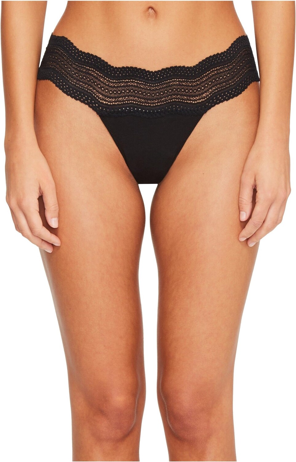 

Хлопковые стринги Dolce Lowrider Cosabella, черный