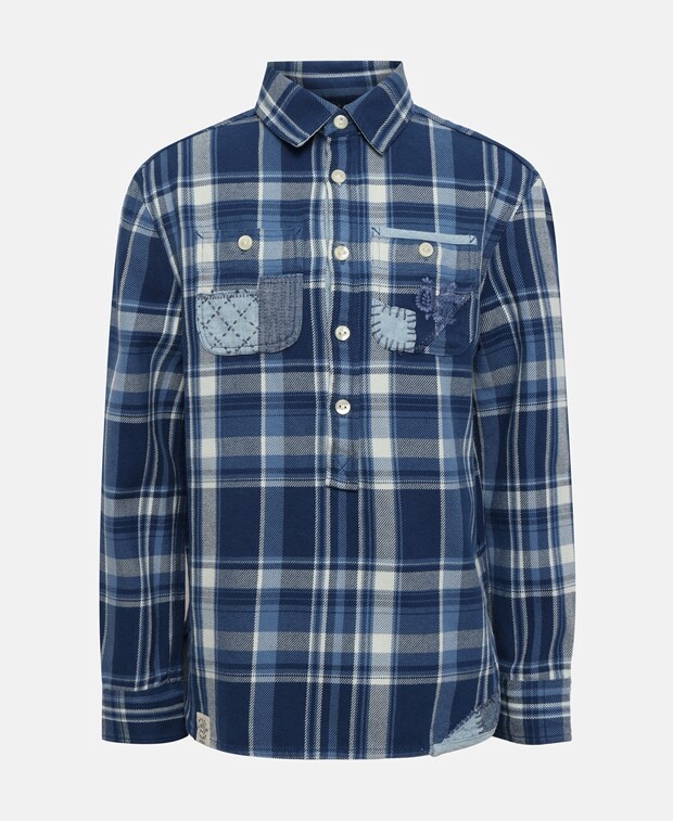 

Рубашка с длинным рукавом Polo Ralph Lauren, синий