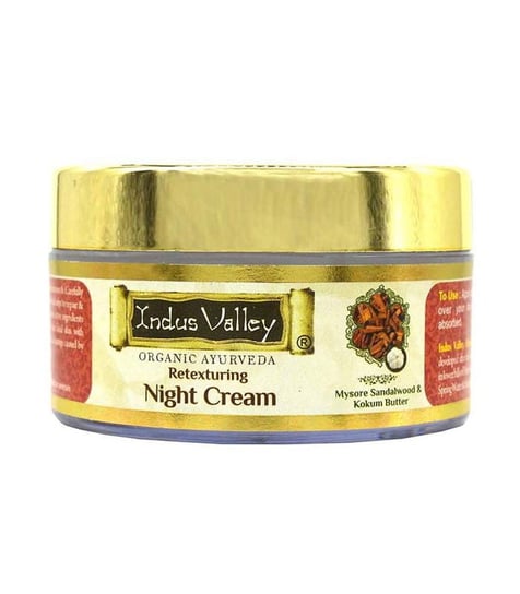Долина Инда, ночной крем с сандалом и маслом кокум, 50 мл, Indus Valley