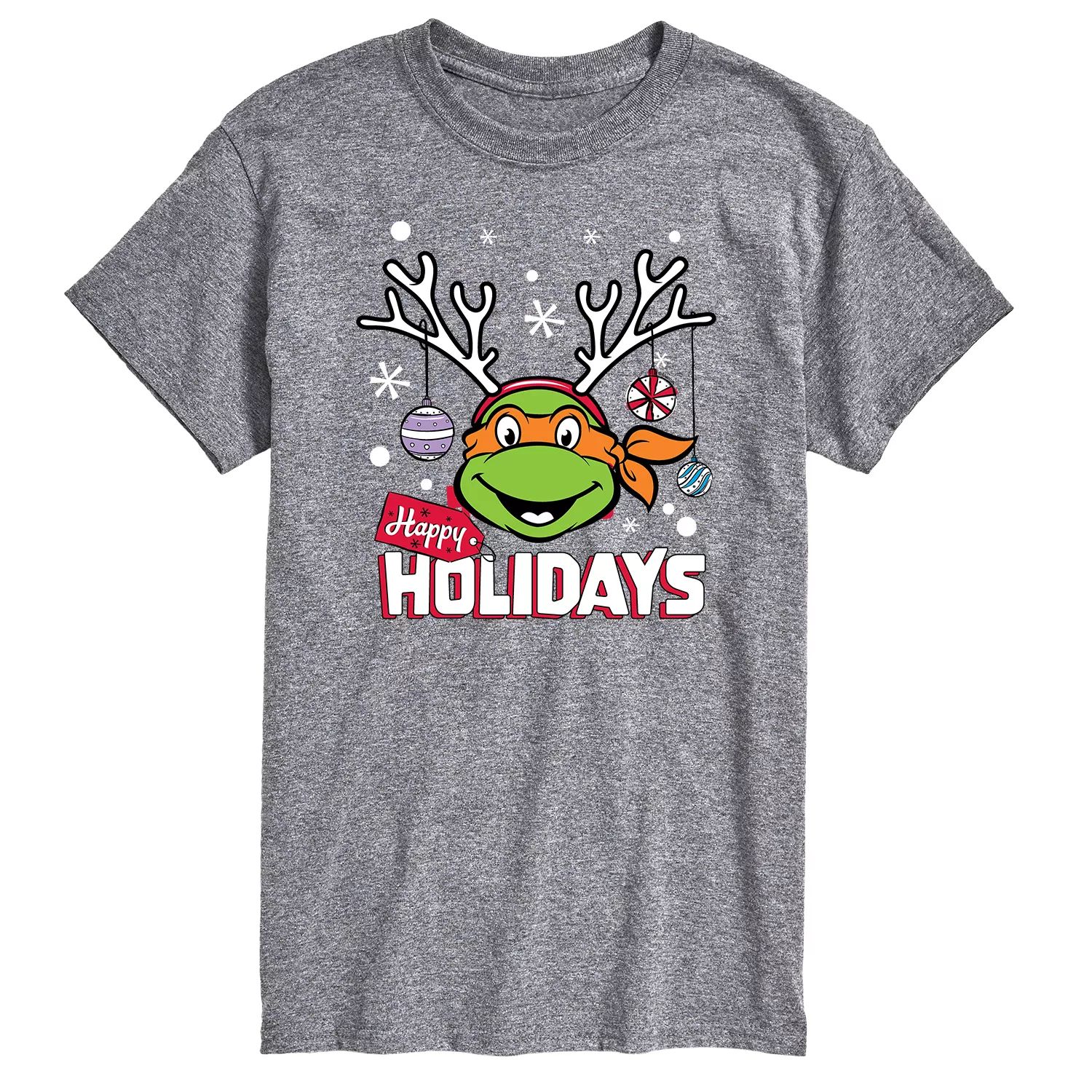 Мужская футболка TMNT Happy Holidays Licensed Character