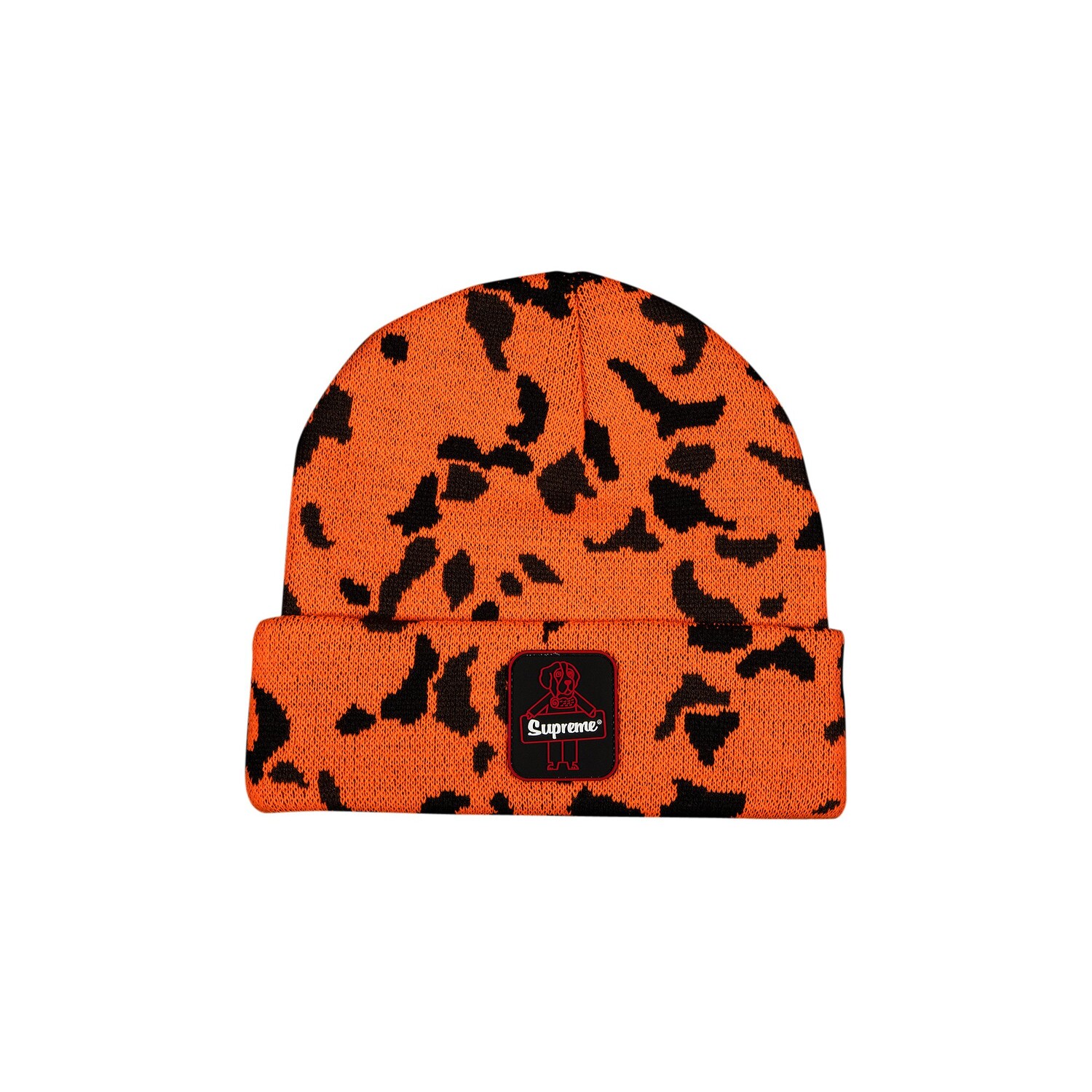 

Шапка-бини Supreme x RefrigiWear, оранжевый камуфляж