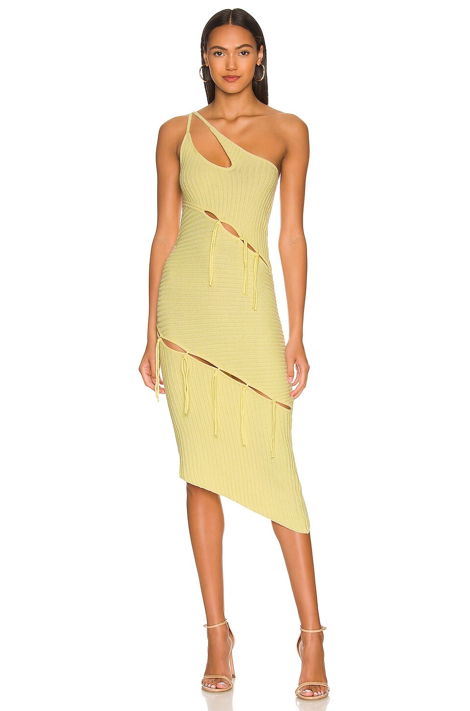 

Платье NBD Bianca Alternate Stitch, цвет Butter Yellow