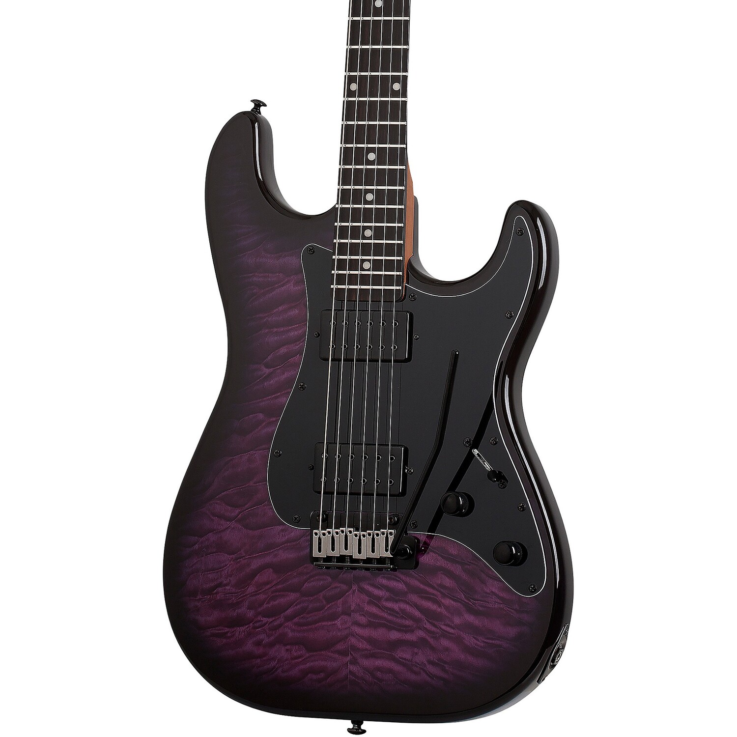 Schecter Guitar Research Традиционная профессиональная электрогитара Transparent Purple Burst