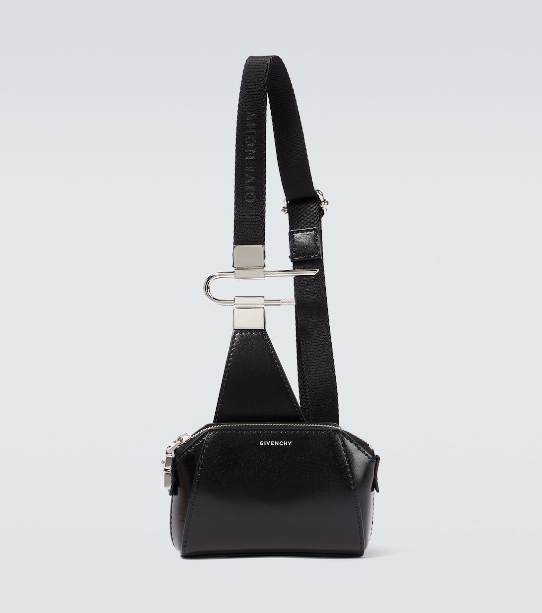 

Мини-сумка через плечо Antigona из кожи Givenchy, черный
