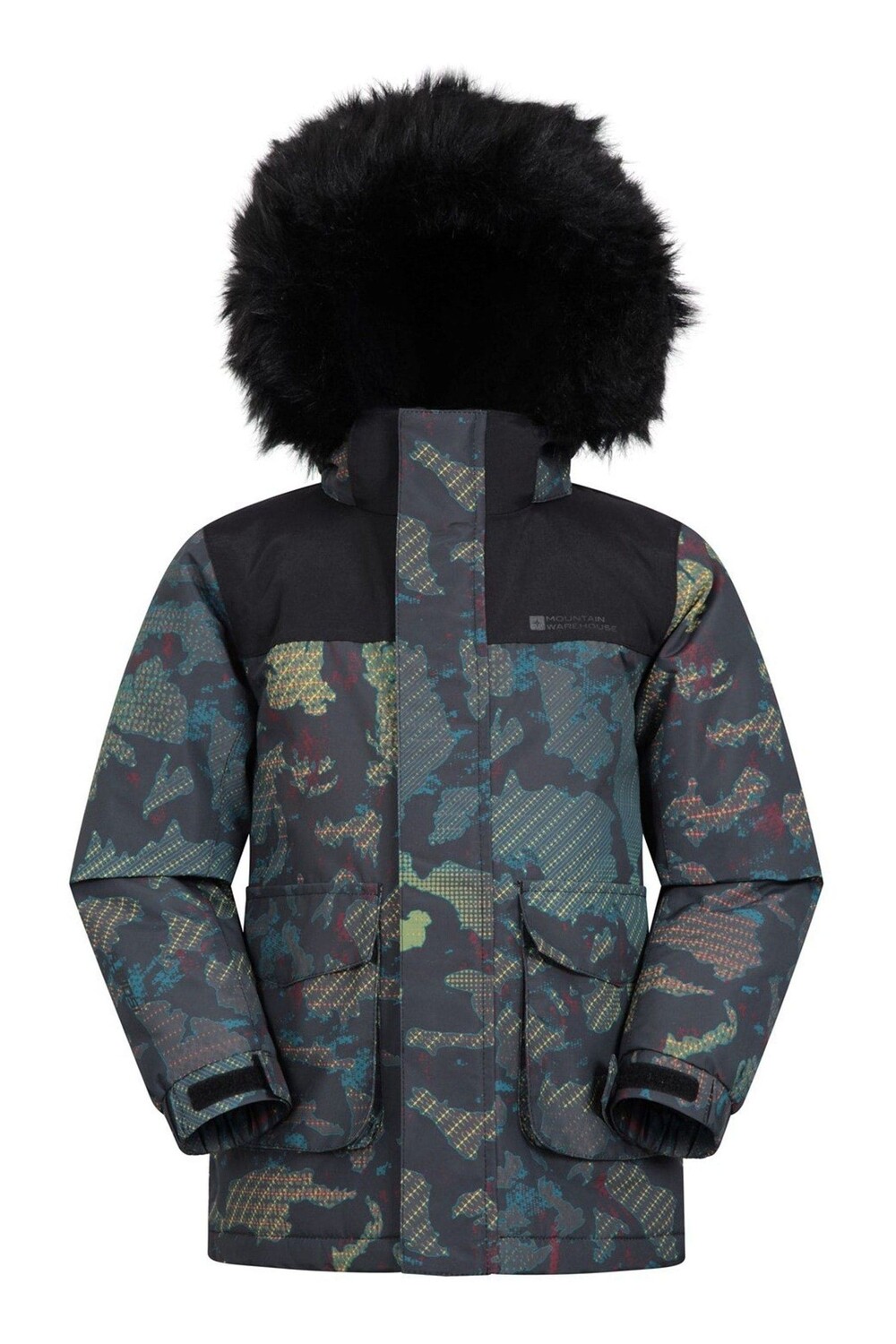 

Водонепроницаемая куртка Parka Ranger II — детская Mountain Warehouse, черный
