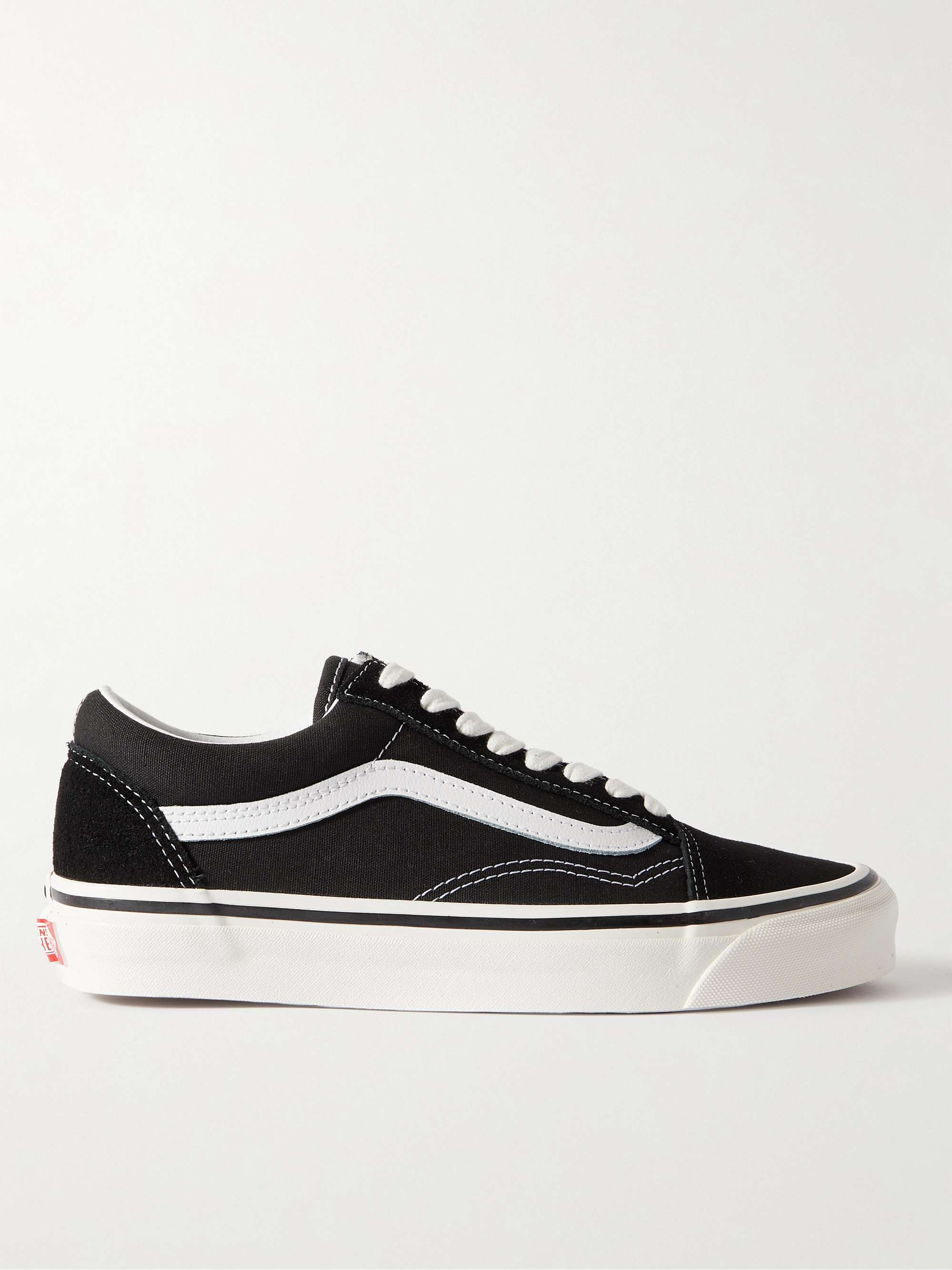 

Кроссовки Old Skool 36 DX из парусины и замши с кожаной отделкой VANS, черный