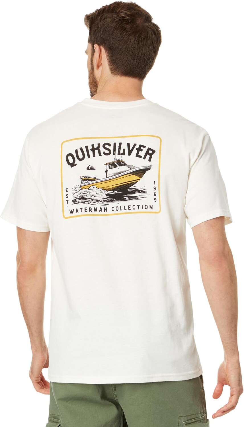 

Футболка с короткими рукавами Sea Search Quiksilver, цвет Snow White