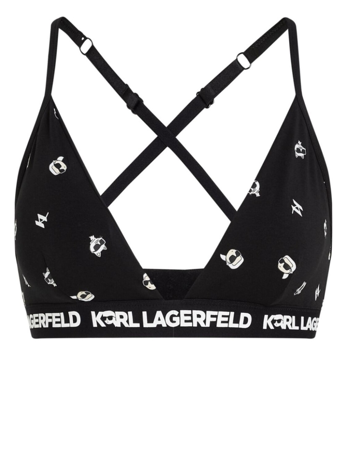 

Karl Lagerfeld бюстгальтер-бралетт Ikonik 2.0, черный