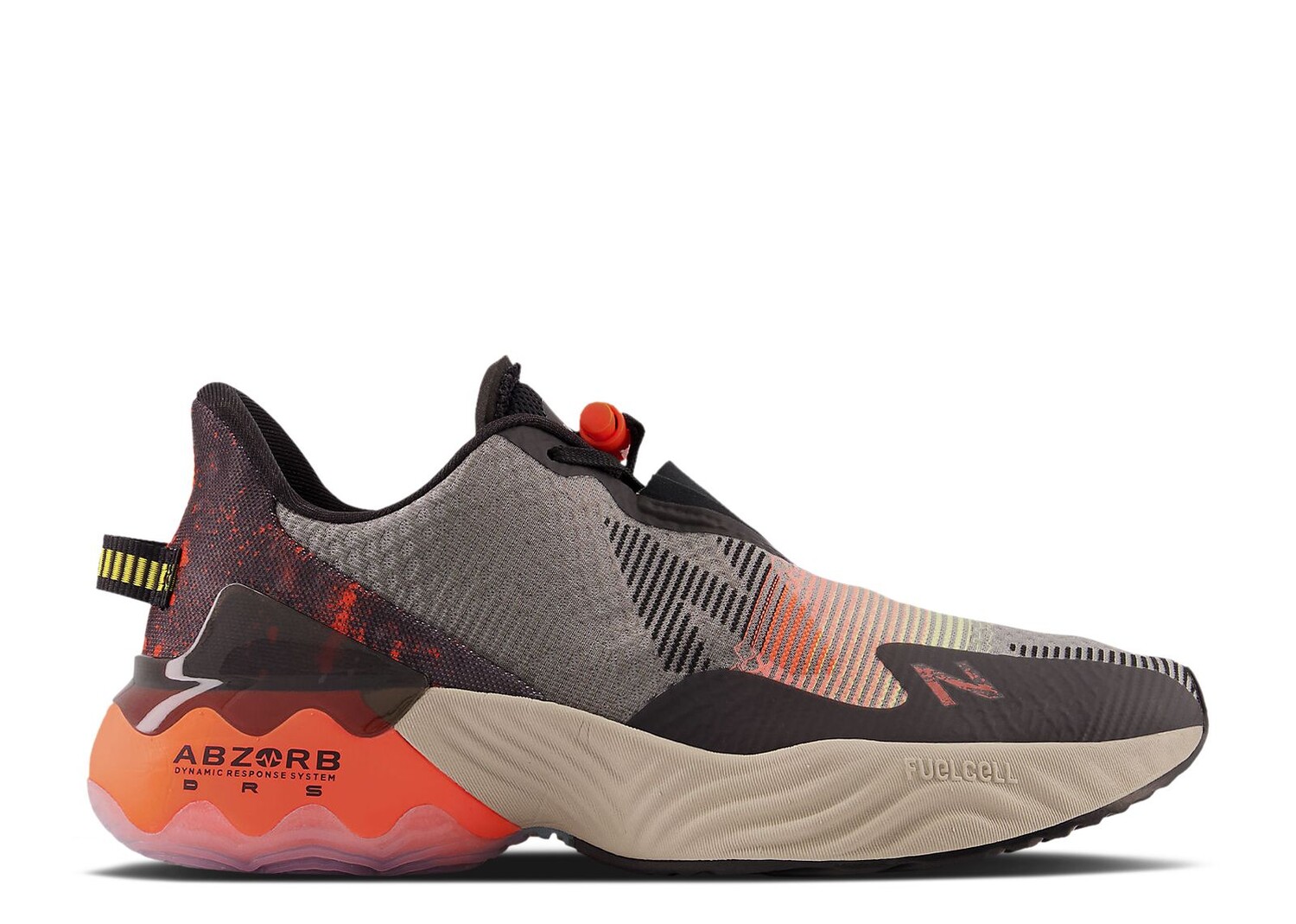 

Кроссовки New Balance Fuelcell Rebel Tr 'Black Vibrant Orange', черный, Черный;серый