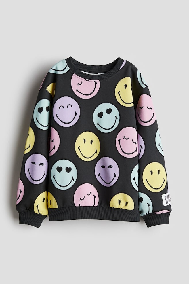 

Толстовка с принтом H&M, серый
