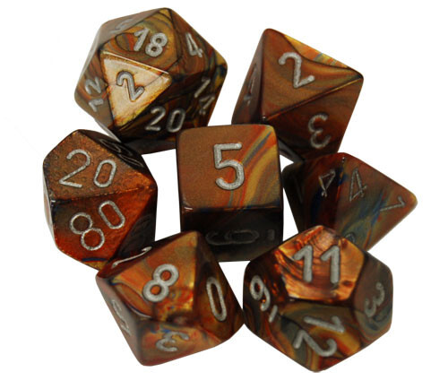 

Аксессуары Chessex Chessex Dice Set: Lustrous Gold/Silver (7)