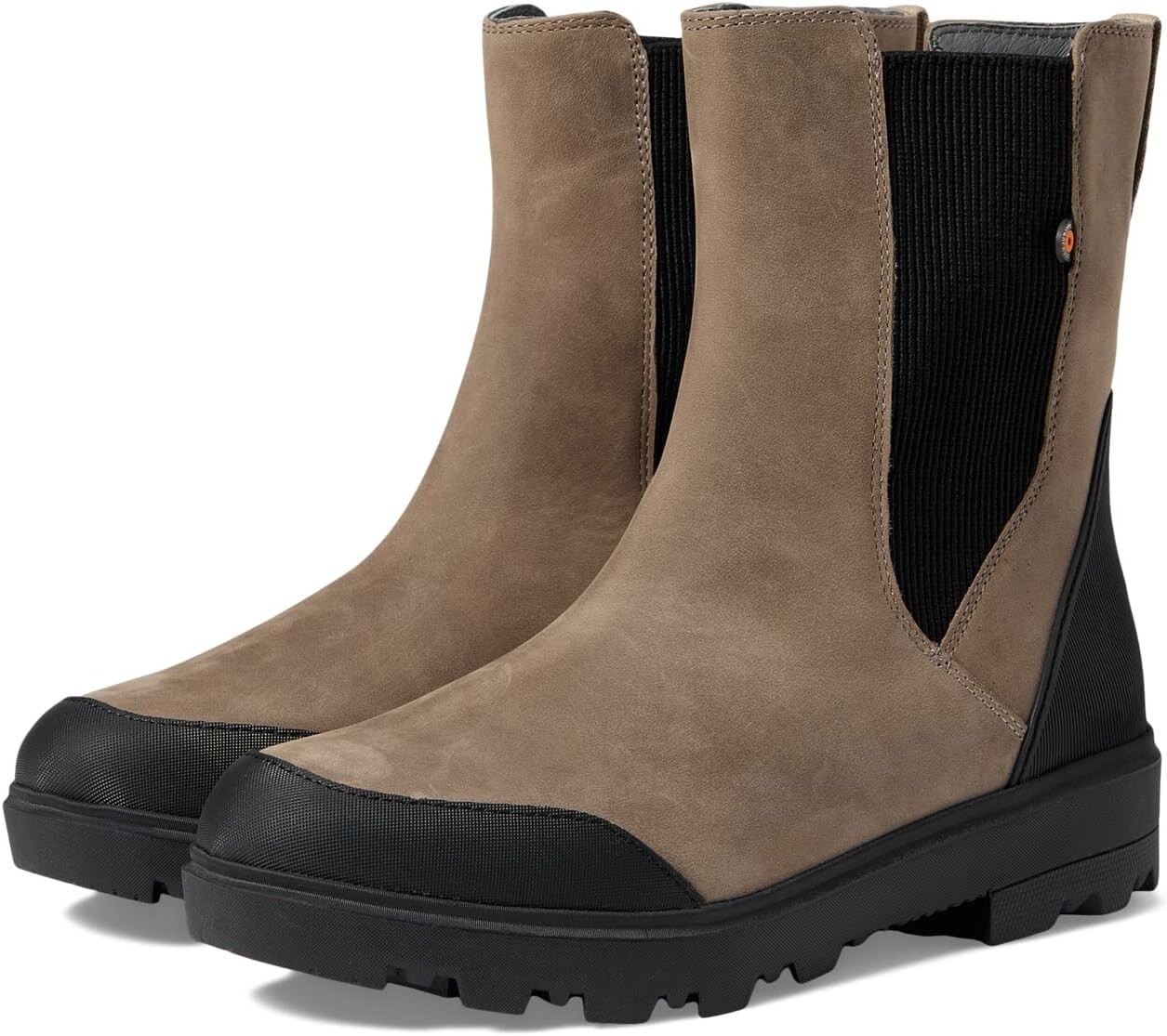 

Ботинки Челси Holly Tall Chelsea Leather Bogs, серо-коричневый