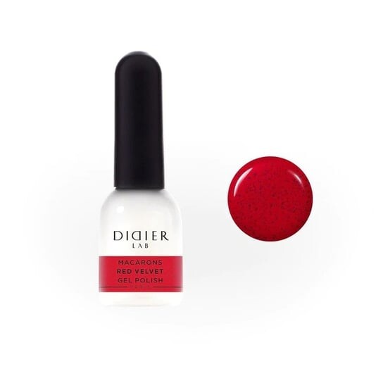 

Гибридный лак для ногтей Macarons Red Velvet, 10 мл Didier