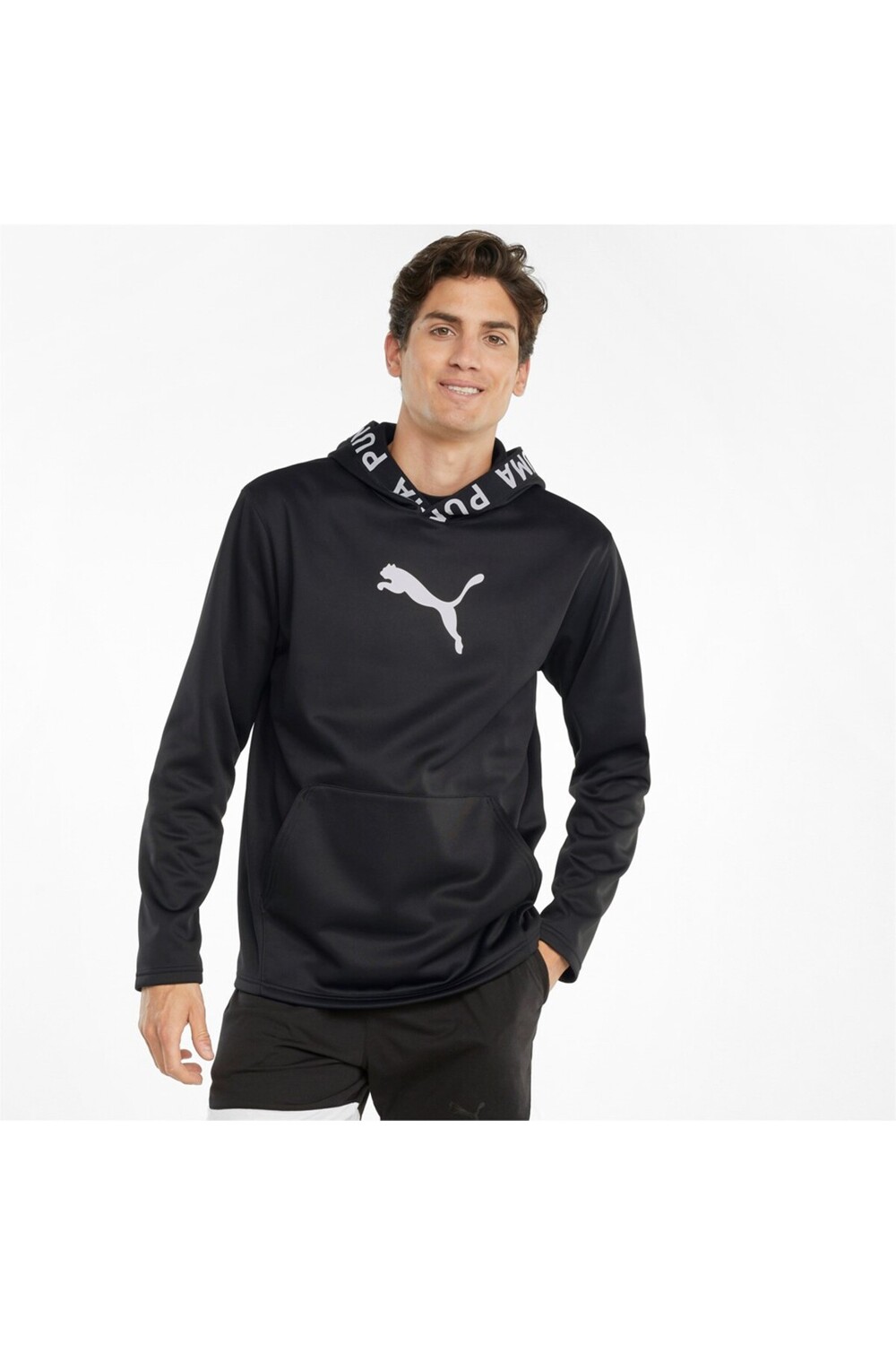 

Мужская толстовка с капюшоном Train Pwr из флиса Puma, черный