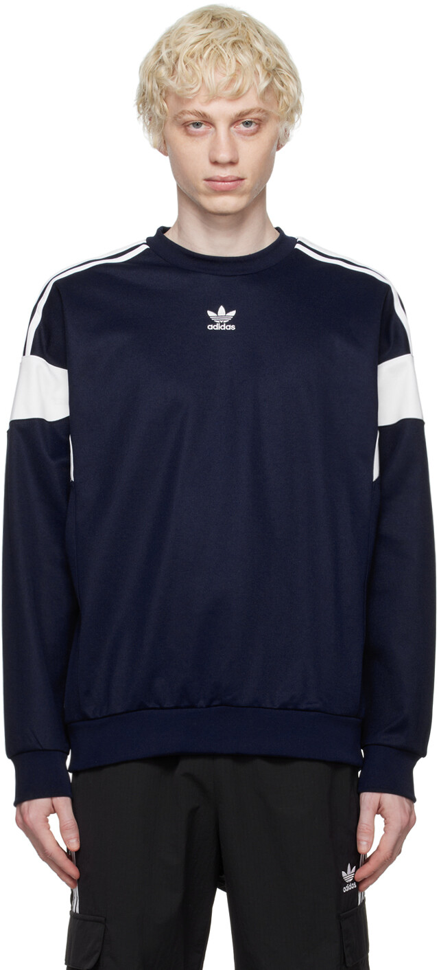 

Темно-синяя классическая толстовка adidas Originals Adicolor Classic, Синий