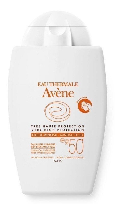 Avène Sun SPF50+ жидкость для лица, 40 ml