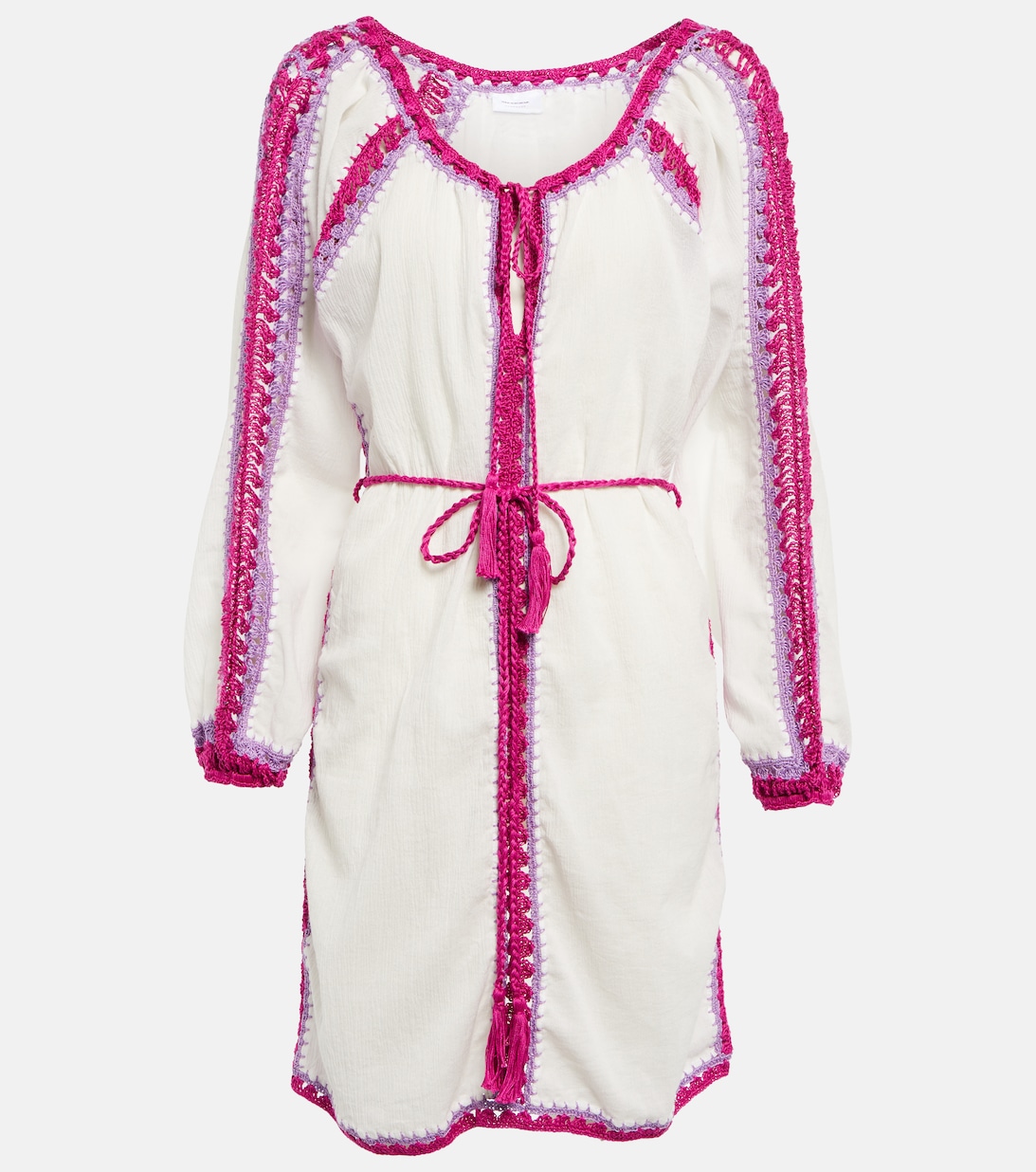 цена Хлопковое мини-платье Penelope ANNA KOSTUROVA, белый