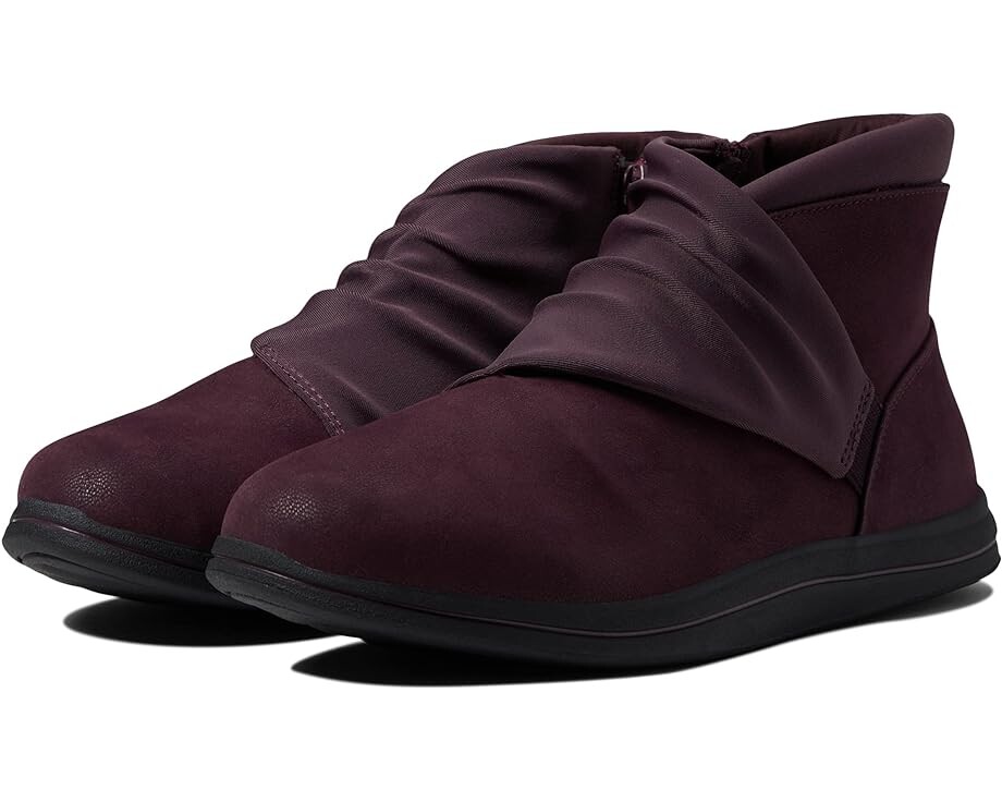 Ботинки Clarks Breeze Dusk, цвет Burgundy Textile