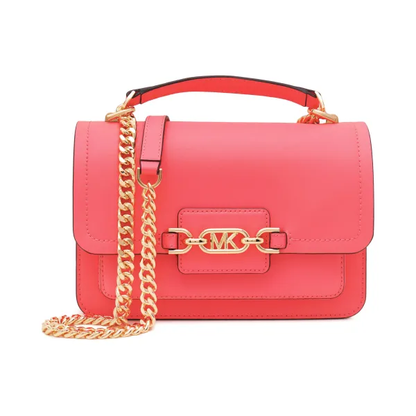 

Кожаная сумка-мессенджер вереск Michael Kors, розовый