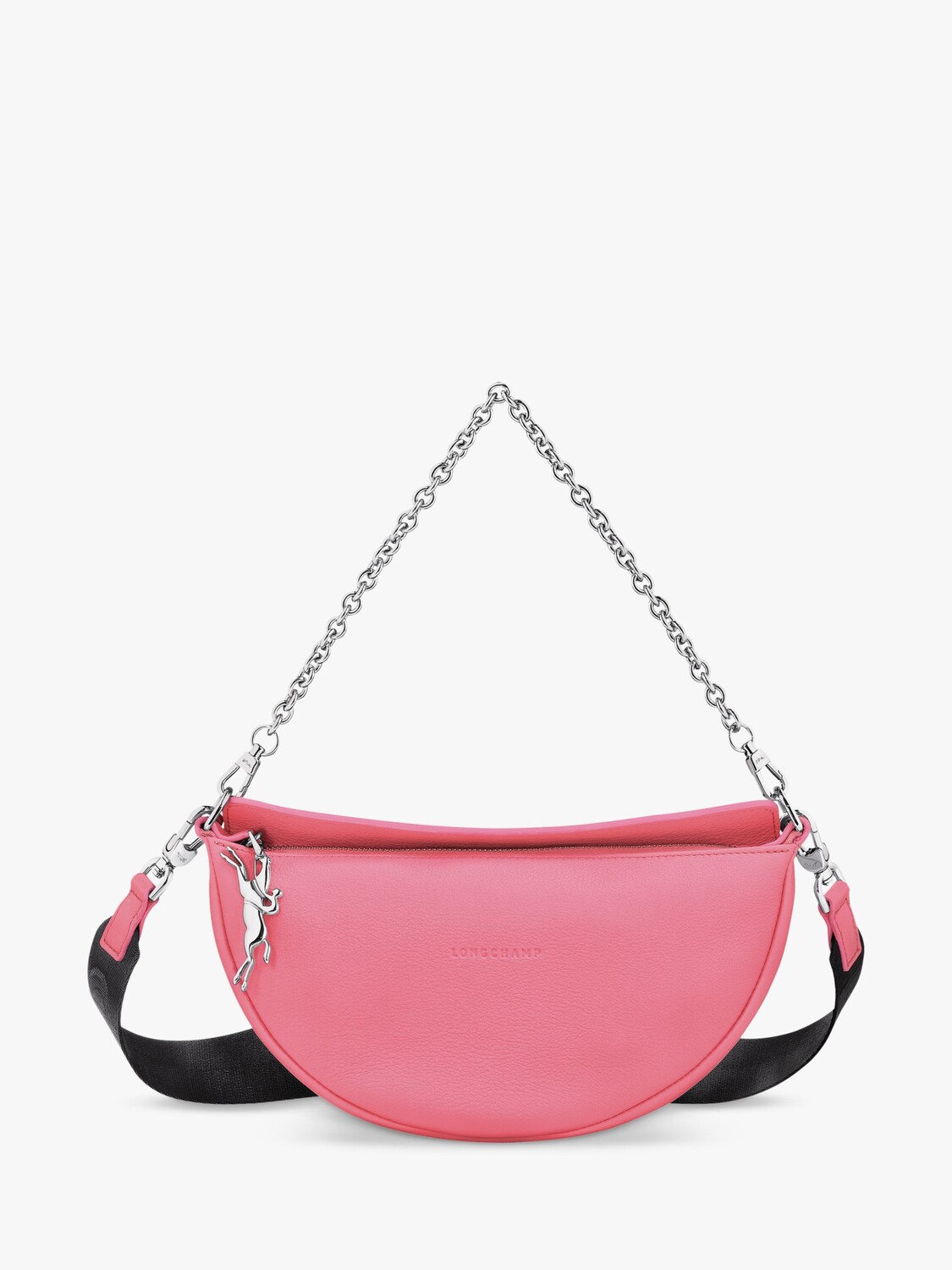 

Сумка через плечо Longchamp Smile Half Moon, розовая