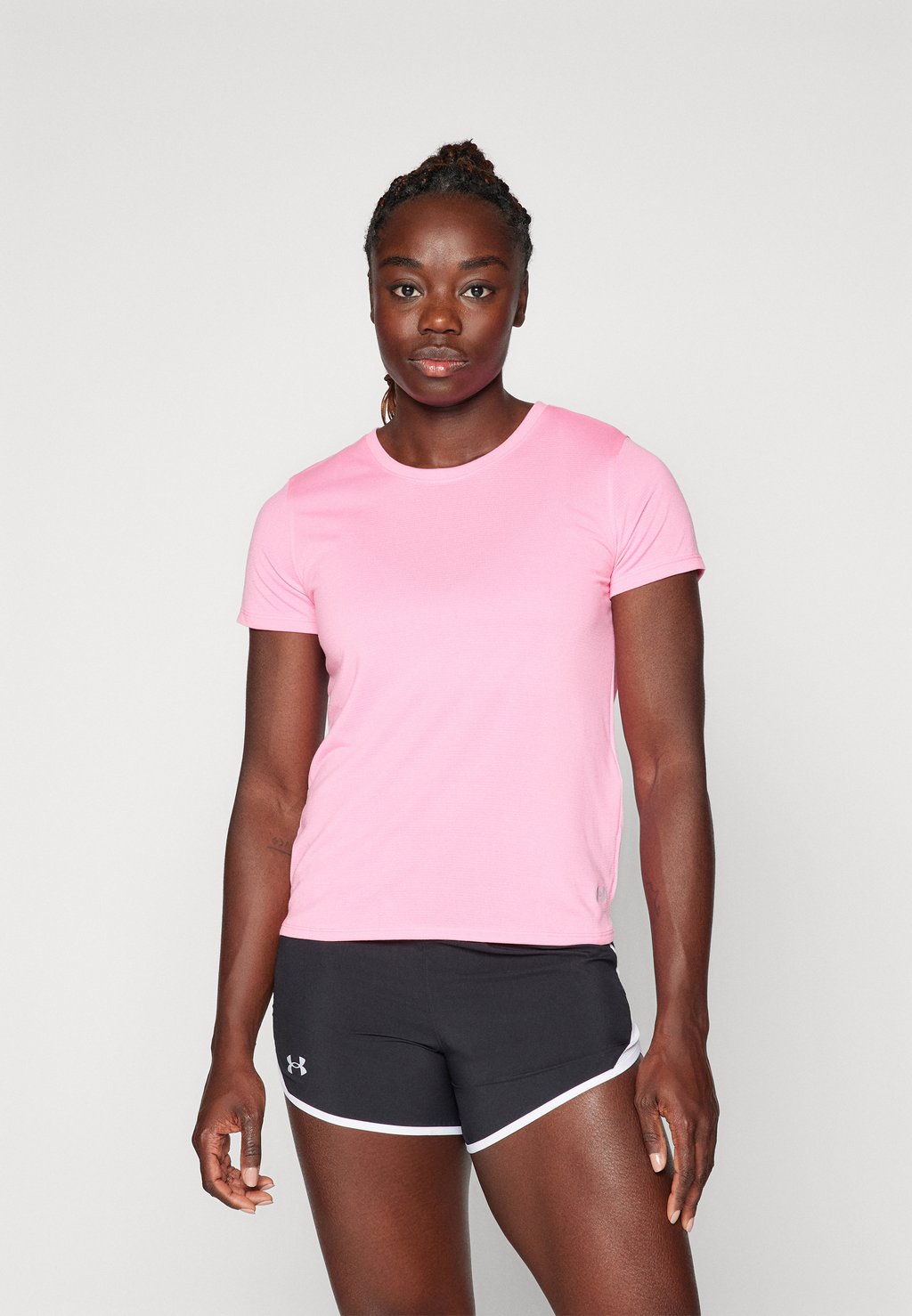 Спортивная футболка LAUNCH Under Armour, цвет fluo pink/reflective