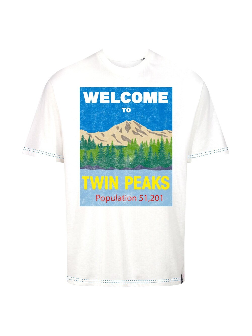 

Футболка Recovered Twin Peaks Welcome To, белый
