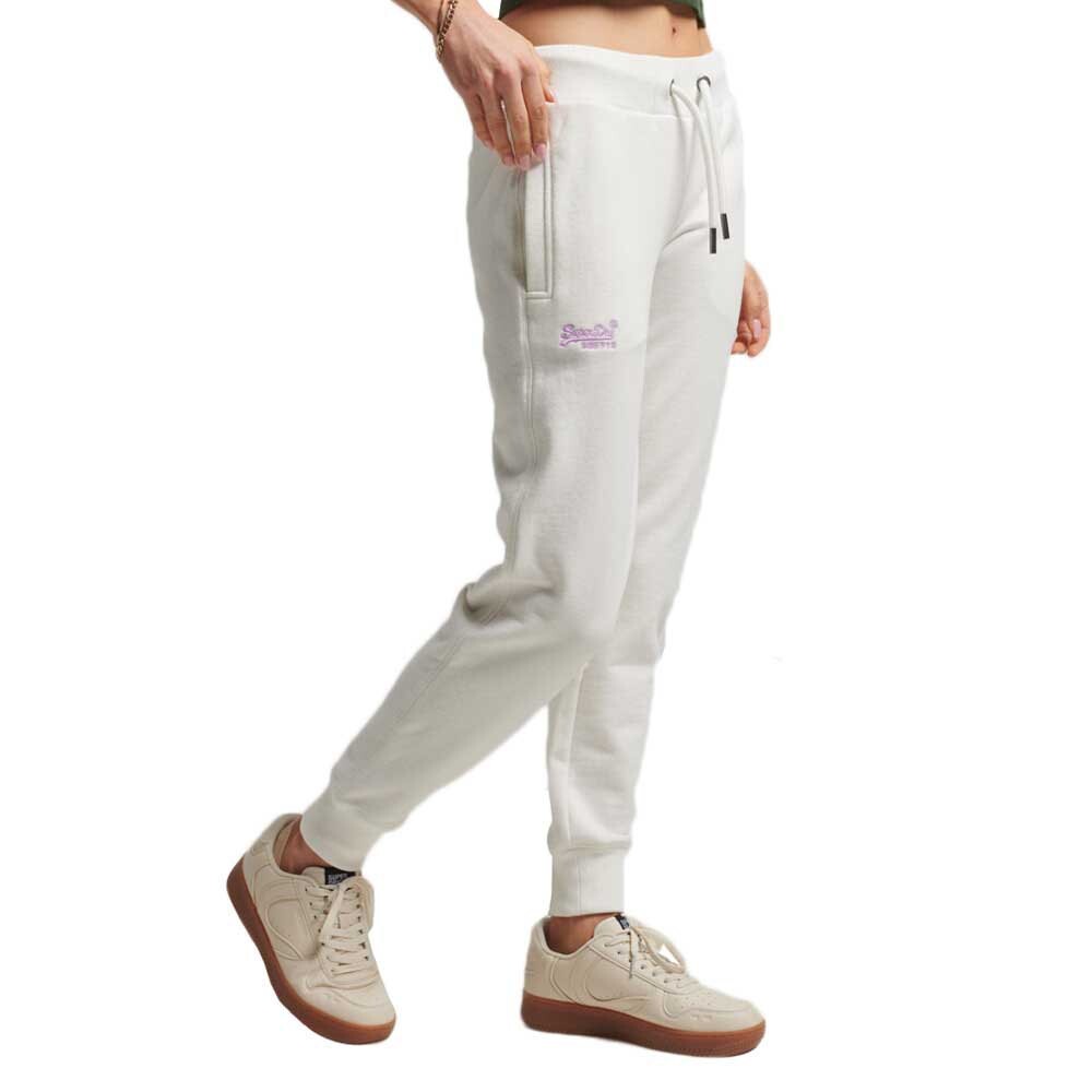 

Джоггеры Superdry Vintage Logo Embroidered, белый