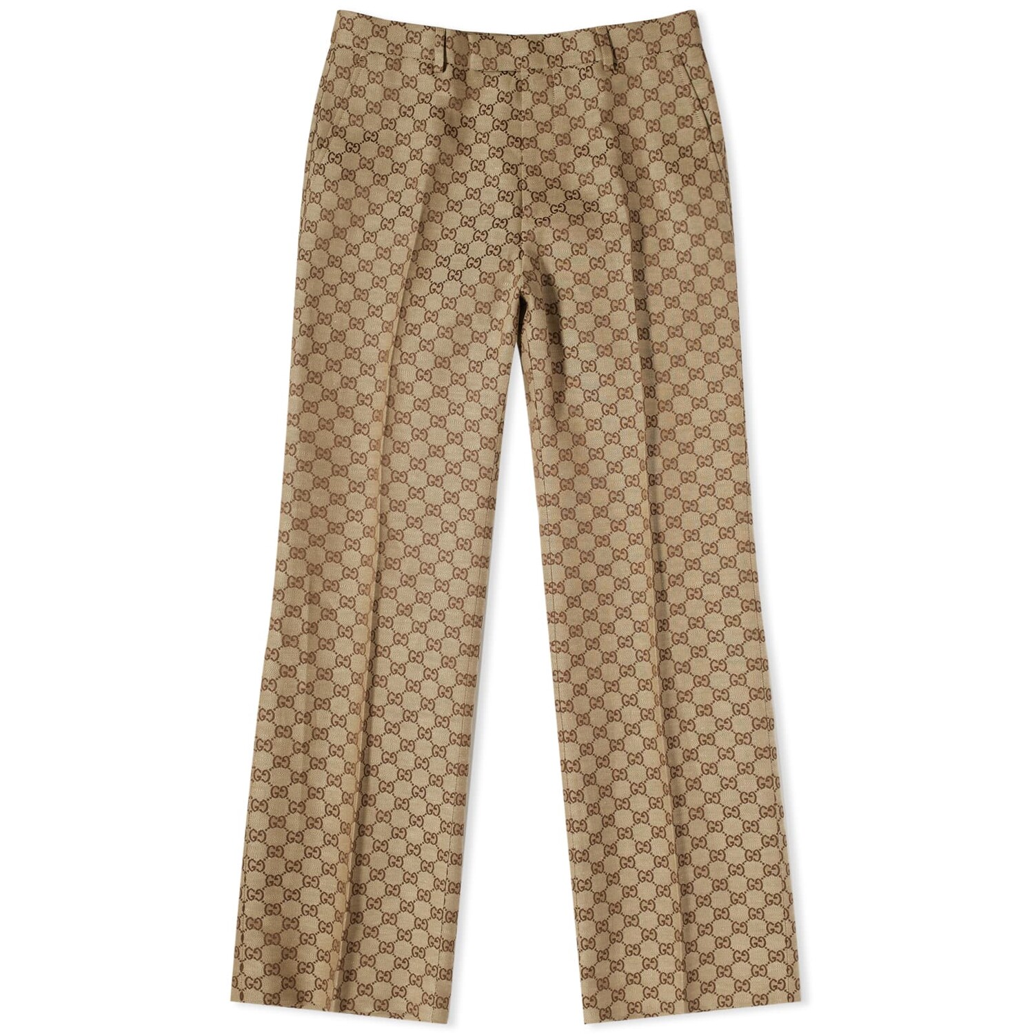 Брюки Gucci Gg Jacquard Aria Pant, цвет Camel