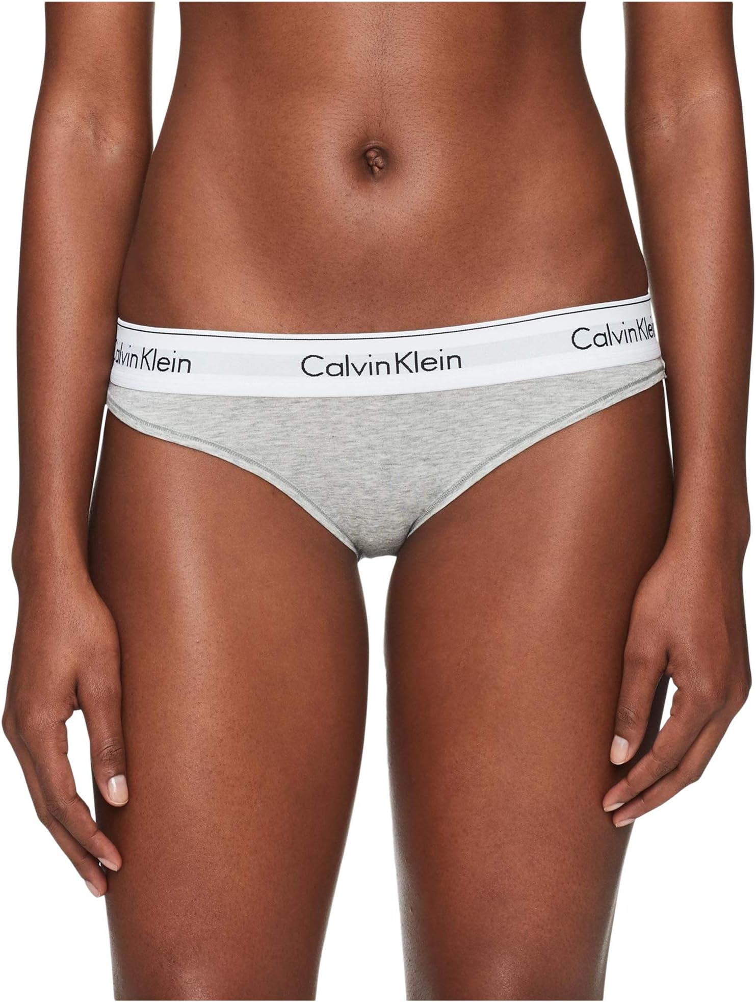 Современное хлопковое бикини Calvin Klein Underwear, цвет Grey Heather
