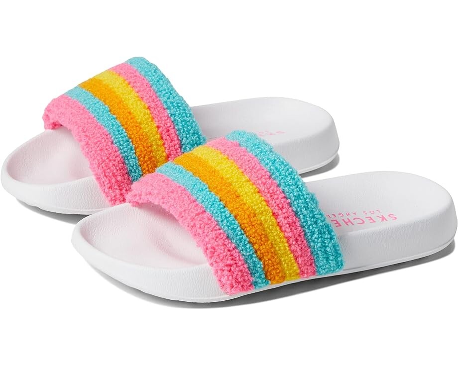 Сандалии Skechers Street - Sunny Slides 310992L, цвет White/Multi сандалии skechers kids street sunny slides 310992l