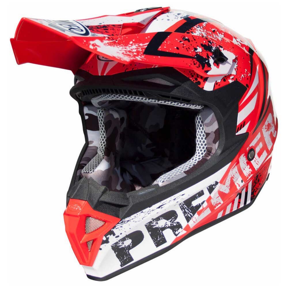 

Шлем для мотокросса Premier Helmets Exige ZX 2, красный