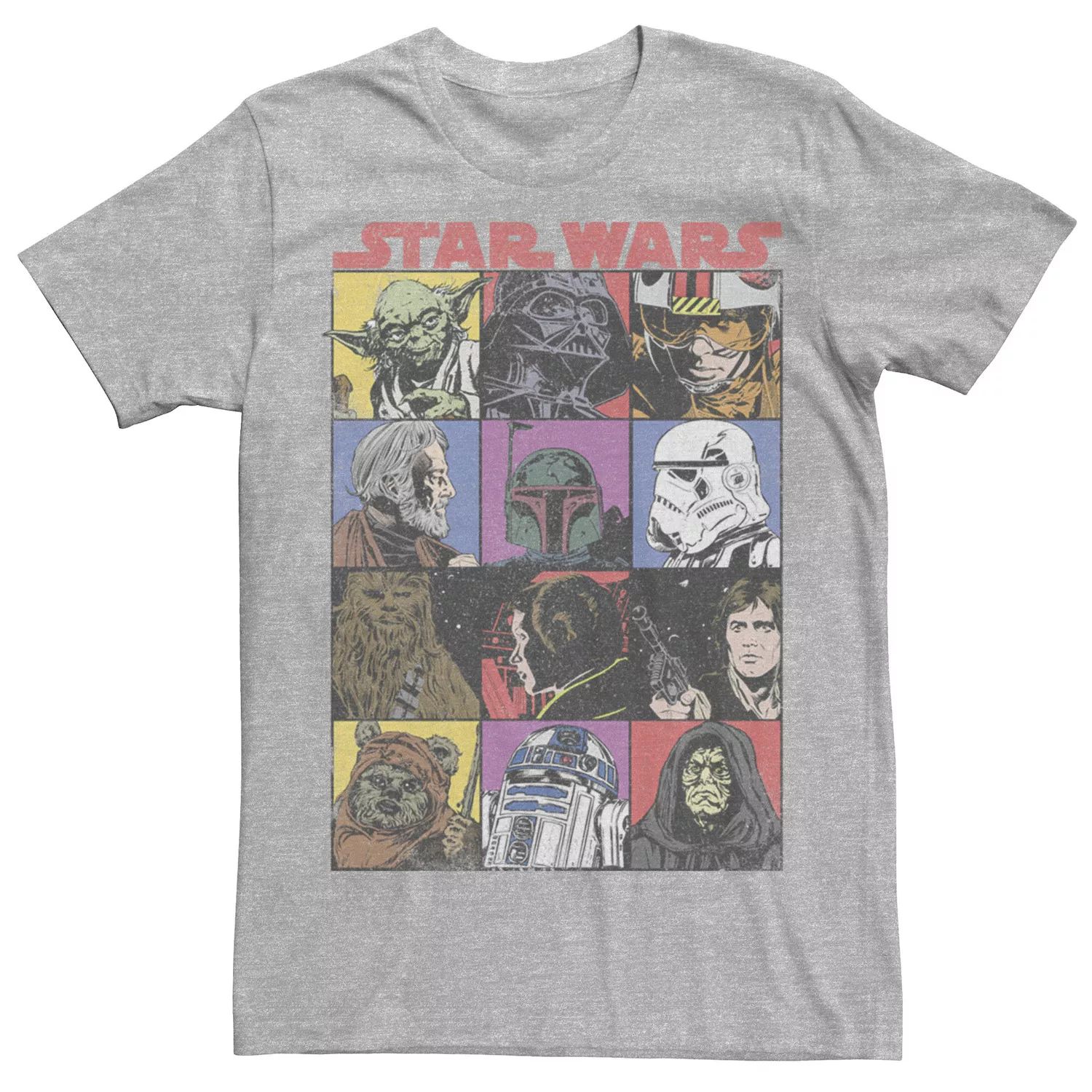 Мужская футболка с героями комиксов и героями мультфильмов Star Wars
